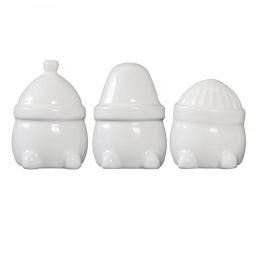Santové Hipster Triplets White - set 3 ks