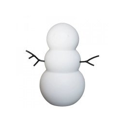 Keramický sněhulák Snowman White 16,5 cm