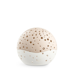 Svícen Nobili Snowball Nude 14 cm
