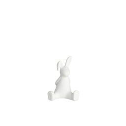 Keramická dekorácia zajačik Stampe White