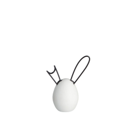 Keramická velikonoční dekorace Linnea White 9 cm