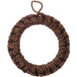 Přírodní podložka pod hrnec Rattan Dark Brown 14cm