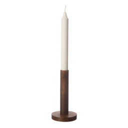 Dřevěný svícen Ernst Mango Brown 15 cm