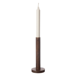 Dřevěný svícen Ernst Mango Brown 20 cm