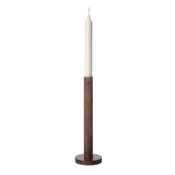 Dřevěný svícen Ernst Mango Brown 25 cm