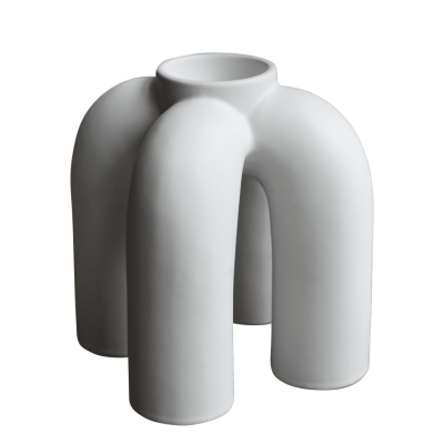 Keramický svícen Rope Candle White                    