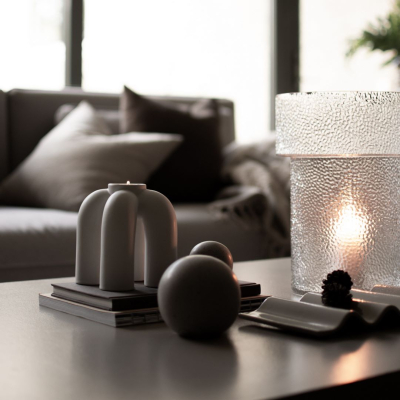                             Keramický svícen Rope Candle White                        