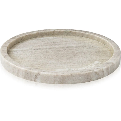 Mramorový podnos Marble Round Brown 22 cm                    