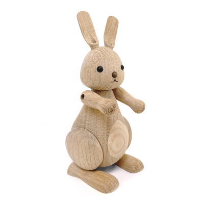 Dřevěný zajíček Bunny Natural Oak                    