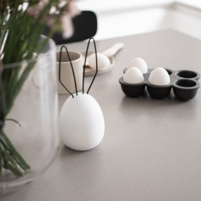                             Velikonoční dekorace zajíček Hare White 20 cm                        