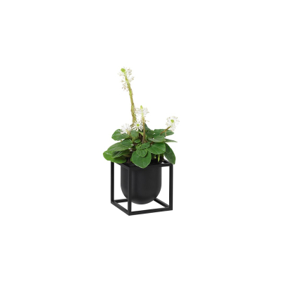                             Květináč Kubus Flowerpot Black 10 cm                        