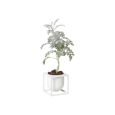                             Květináč Kubus Flowerpot White 10 cm                        
