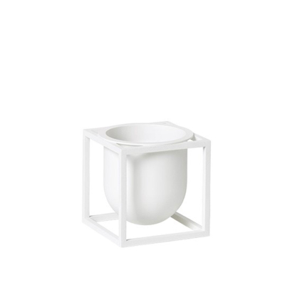 Květináč Kubus Flowerpot White 10 cm                    