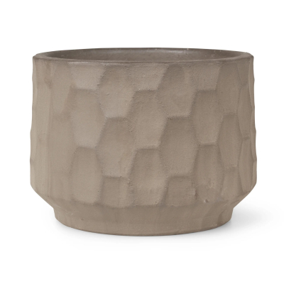 Kameninový květináč Gro Brown Sand 21,5 cm                    