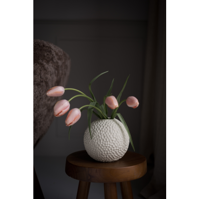                             Kulatá váza Kaia Linen 15 cm                        