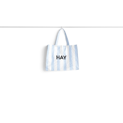Nákupní taška Candy shopper Blue and White M                    