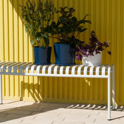                             Květináč Plantpot s podmiskou White L                        