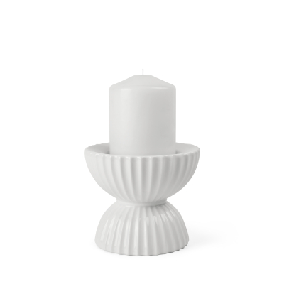                             Svícen Tura Block Candle holder White 11,5 cm                        