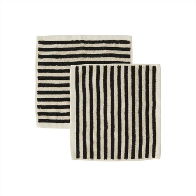 Bavlněné utěrky Raita Stripes - set 2 ks                    