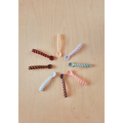                             Silikonové lžičky Mellow Vanilla - set 3 ks                        