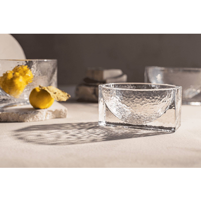                             Skleněná mísa Forma Bowl Clear 21 cm                        
