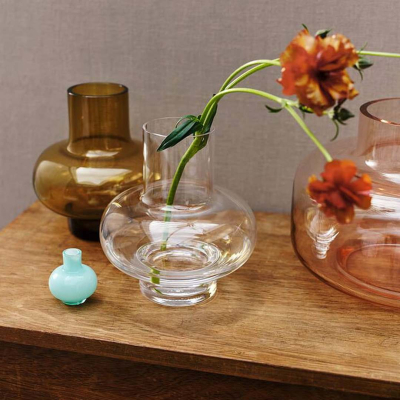                             Skleněná váza Umpu Clear 20 cm                        