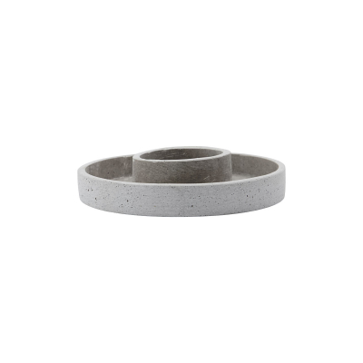                             Betonový svícen Daca Grey 15 cm                        