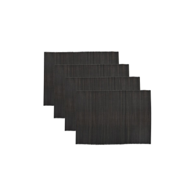                            Prestieranie Bamboo Mat Black - set 4 ks                        