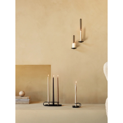                             Svícen Clip Table Black                        