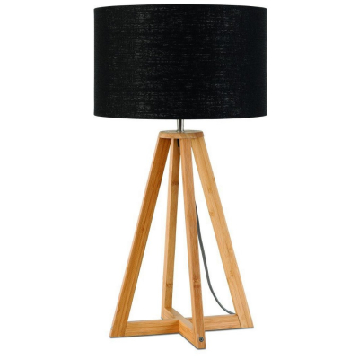 Stolní lampa Everest Bamboo Linen Black                    