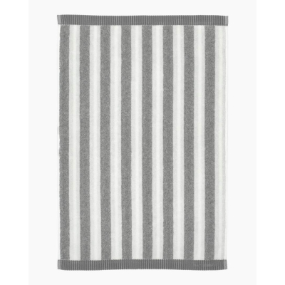                             Bavlněný ručník Kaksi Raitaa Grey 50x70 cm                        