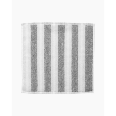 Bavlněný ručník Kaksi Raitaa Grey mini 30x30 cm                    