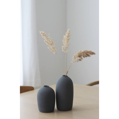                             Keramická váza Raw Grey 14,5 cm                        