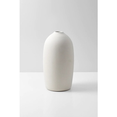                             Keramická váza Raw White 20 cm                        