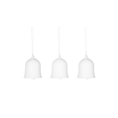 Porcelánové zvonečky Bells White - set 3 ks                    