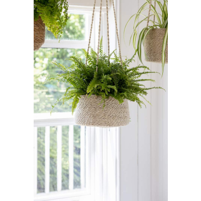                             Závěsný květináč Woven Seagrass Wide                        