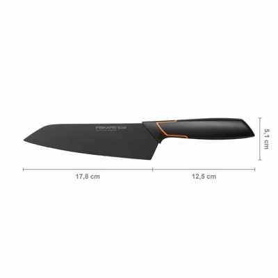                             Kuchársky nôž Edge Santoku Knife Black                        
