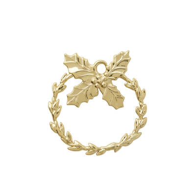                             Vánoční ozdoba Holly Gold 7 cm                        