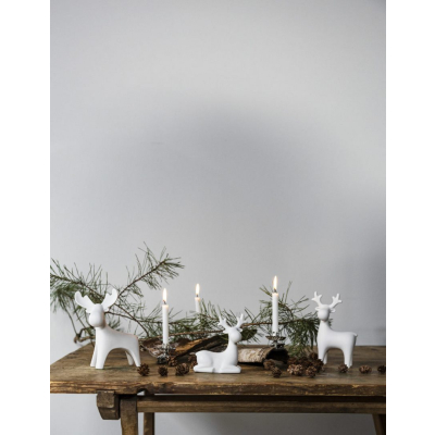                             Vianočná dekorácia ležiaca sobík Sten 11 cm                        