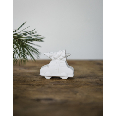                             Vánoční dekorace autíčko Hjulstad Tree White                        