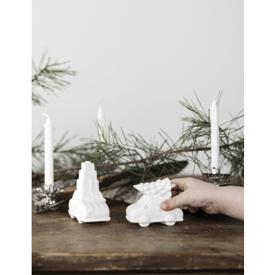                             Vianočná dekorácia autíčko Hjulstad Tree White                        