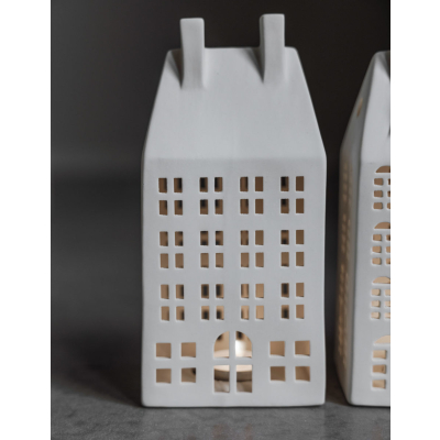                             Keramický svícen domeček Storstaden nr 1 White                        