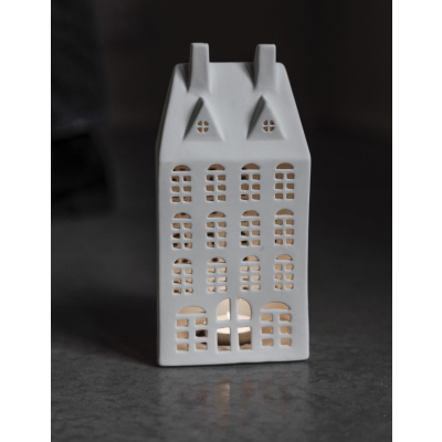                             Keramický svícen domeček Storstaden nr 3 White                        