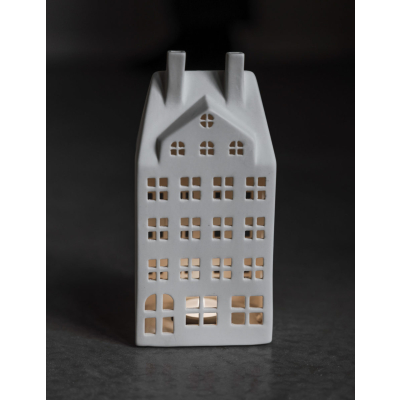                             Keramický svícen domeček Storstaden nr 2 White                        