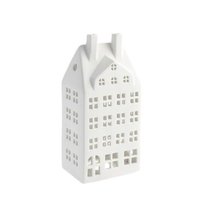 Keramický svícen domeček Storstaden nr 2 White                    