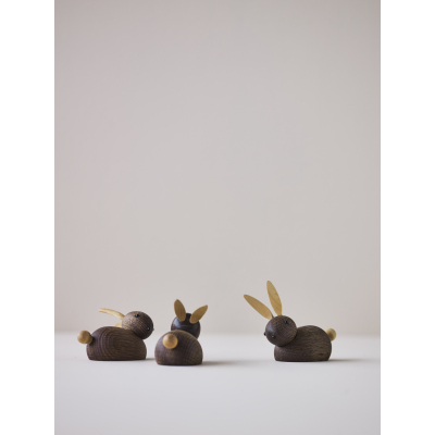                             Dřevěný králíček Rabbit Smoked Oak Small                        