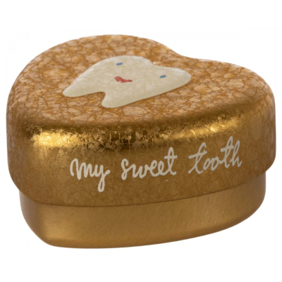 Krabička na první zoubky Tooth Box Gold                    