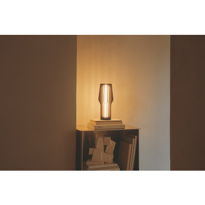                             Dřevěná stolní LED lampa Radiant Smoked Oak                        