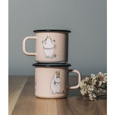                             Smaltovaný plecháček Snorkmaiden Beige 3,7 dl                        