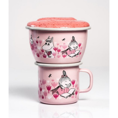                             Smaltovaná miska Moomin Girls Pink 3 dl                        